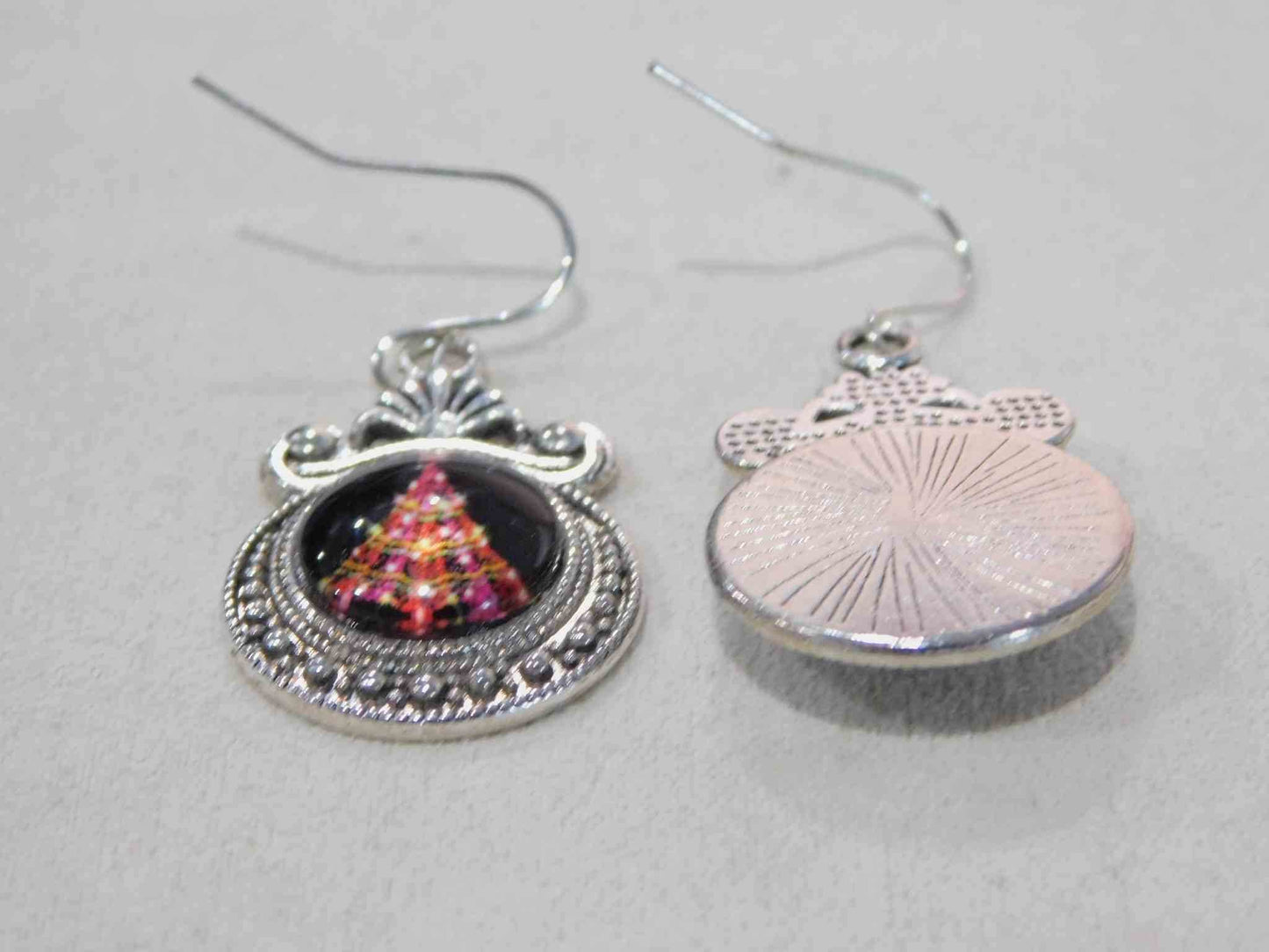 Christmas Tree Antique Earrings - Victoria's Treasure Chests