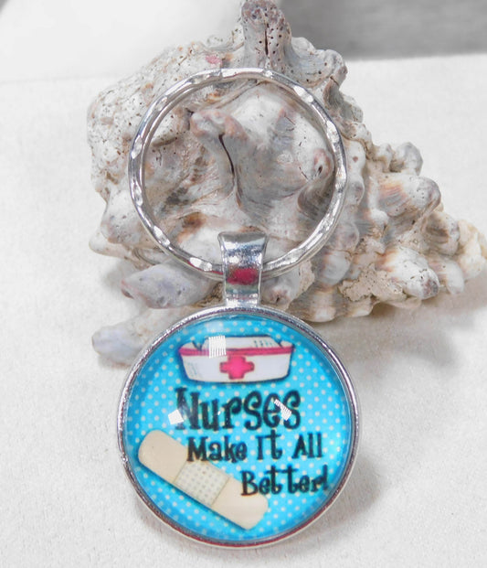 Nurse Appreciaton Keychain Gifts - Victoria's Treasure Chests