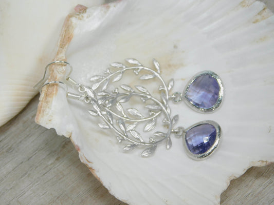 Laurel Leaf Goddess Earrings - Victoria's Treasure Chests