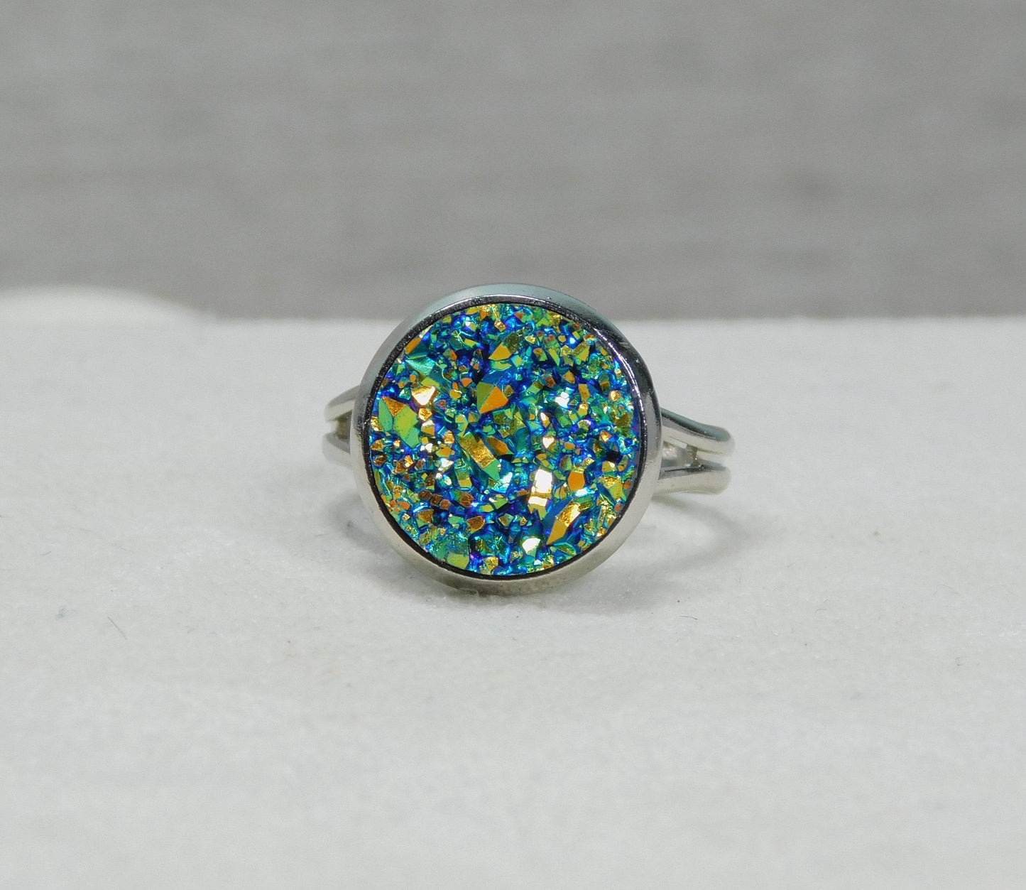 Faux Druzy Adjustable Rings - Victoria's Treasure Chests