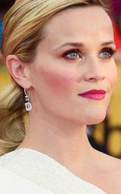 Reese Witherspoon Replica Square Cubic Zircon Dangle Earrings - Victoria's Treasure Chests