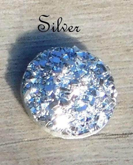 Faux Druzy Post Earrings 12mm - Victoria's Treasure Chests