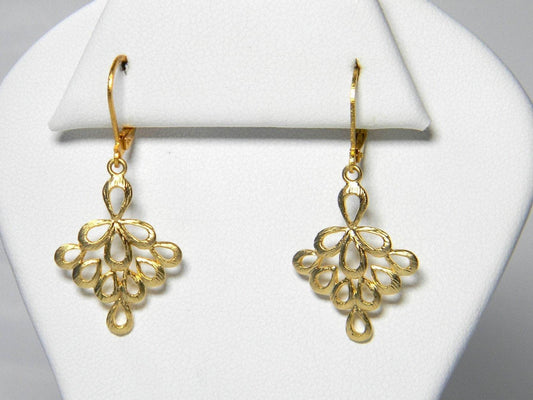 Peacock Feather Earrings - Victoria's Treasure Chests