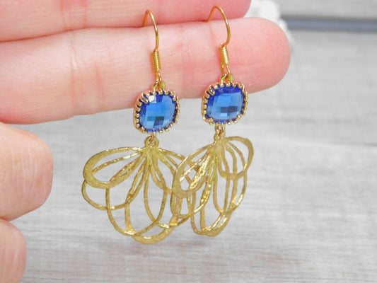 Peacock Feather Earrings - Victoria's Treasure Chests