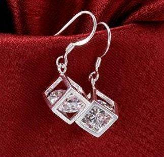 Cubic Zirconia Dangle Earrings - Victoria's Treasure Chests