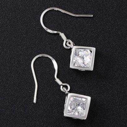 Cubic Zirconia Dangle Earrings - Victoria's Treasure Chests