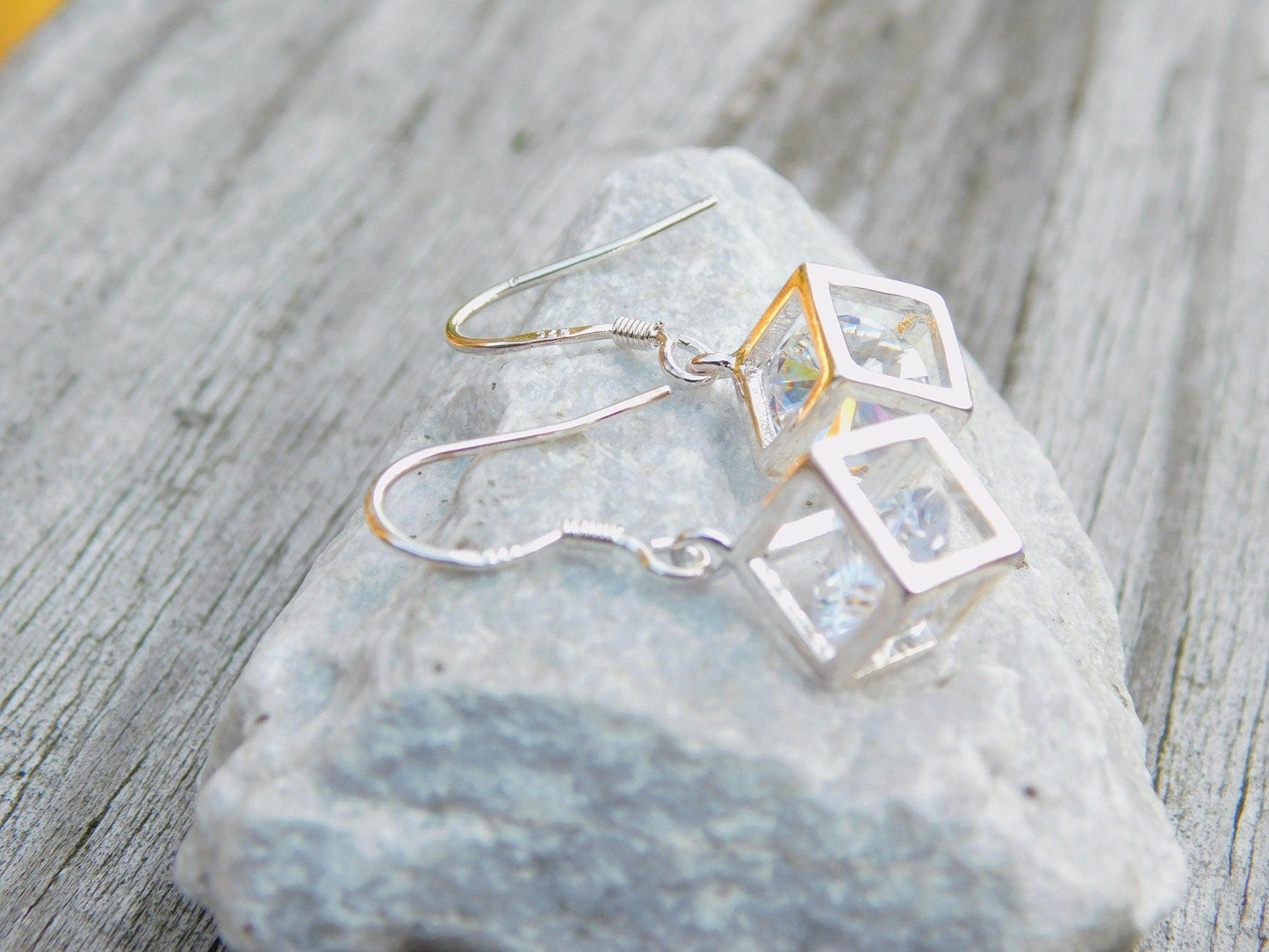 Cubic Zirconia Dangle Earrings - Victoria's Treasure Chests