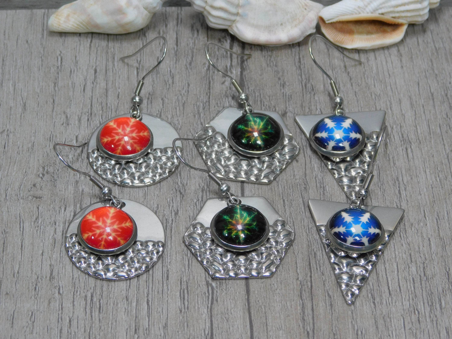 Snowflake Stainless Steel Earrings - Victoria's Treasure Chests