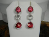 Red Fuchsia Earrings - Victoria's Treasure Chests