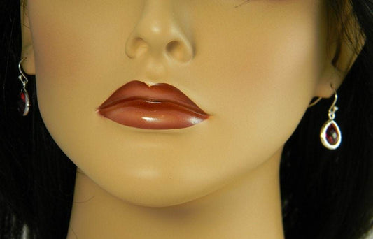 Ruby Glass Earrings - Victoria's Treasure Chests