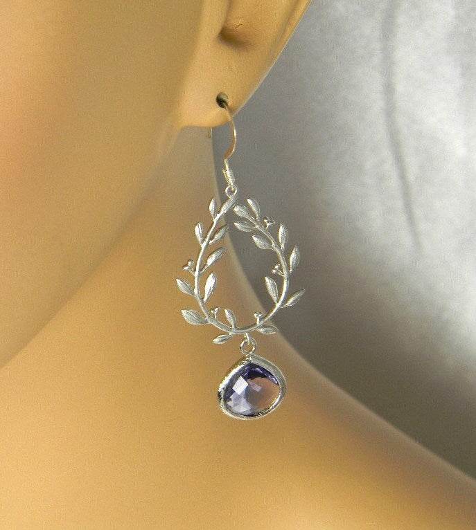 Laurel Leaf Goddess Earrings - Victoria's Treasure Chests