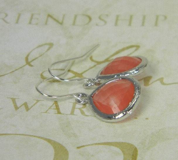 Pink Grapefruit Earrings - Victoria's Treasure Chests