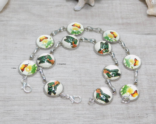 Spring Time Woman's Butterfly Bracelets - Victoria's Treasure Chests