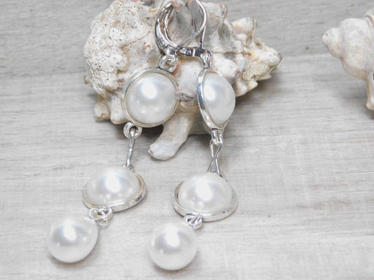 Faux Pearl Earrings - Victoria's Treasure Chests