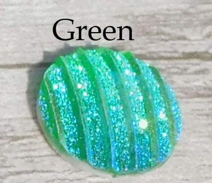 Iridescent Stripped Studs