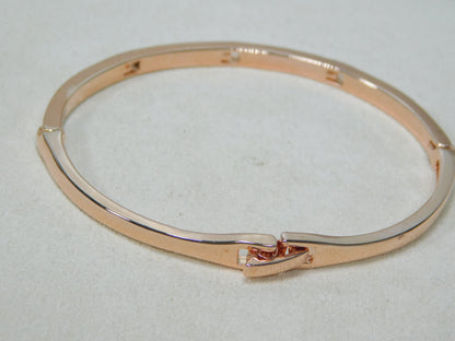 Rose Gold Bangle CZ Cuff