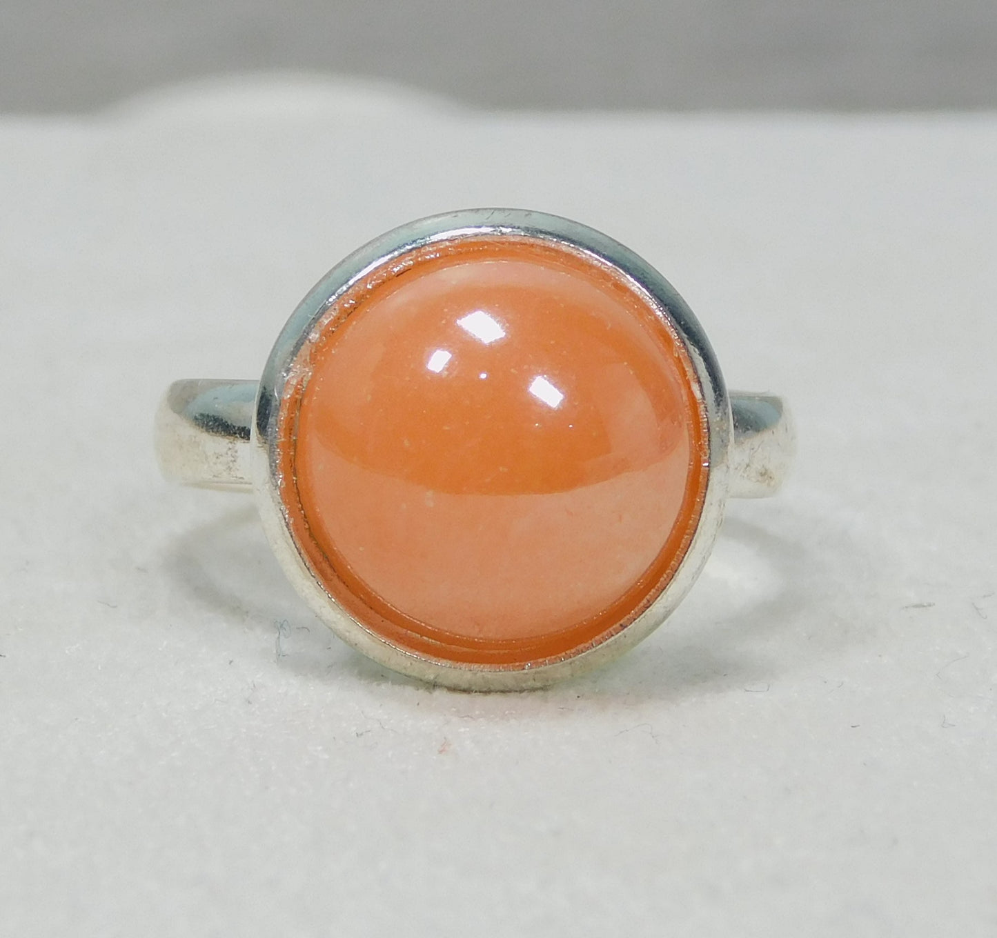 Glass Pearl Adjustable Ring