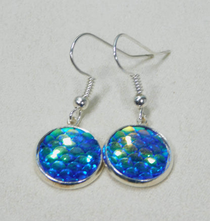Single Mermaid/Dragon Scale Earrings - Victoria's Treasure Chests
