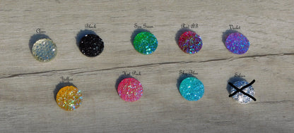 Imitation Druzy Rings color options