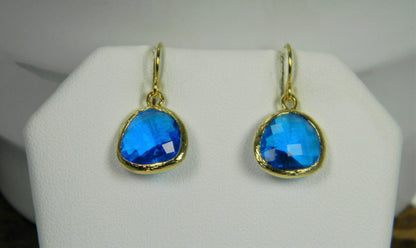 gorgeous sapphire blue earrings set