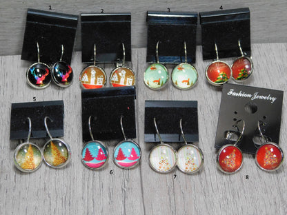 Christmas Dangle Earrings