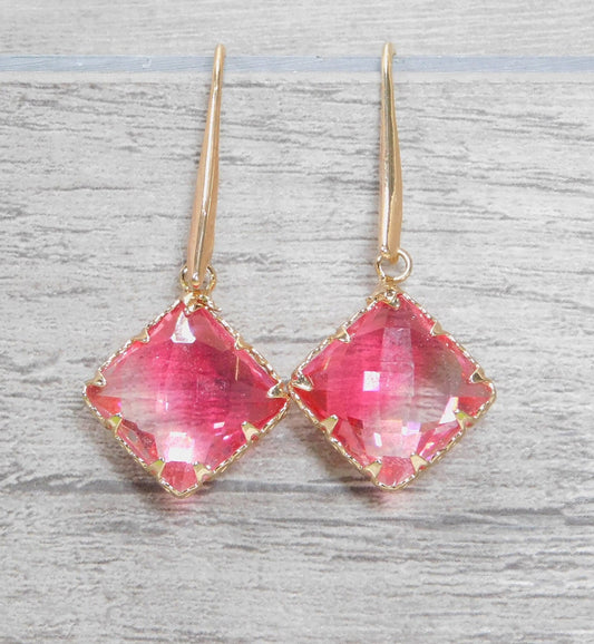 pinkclear diamond shape