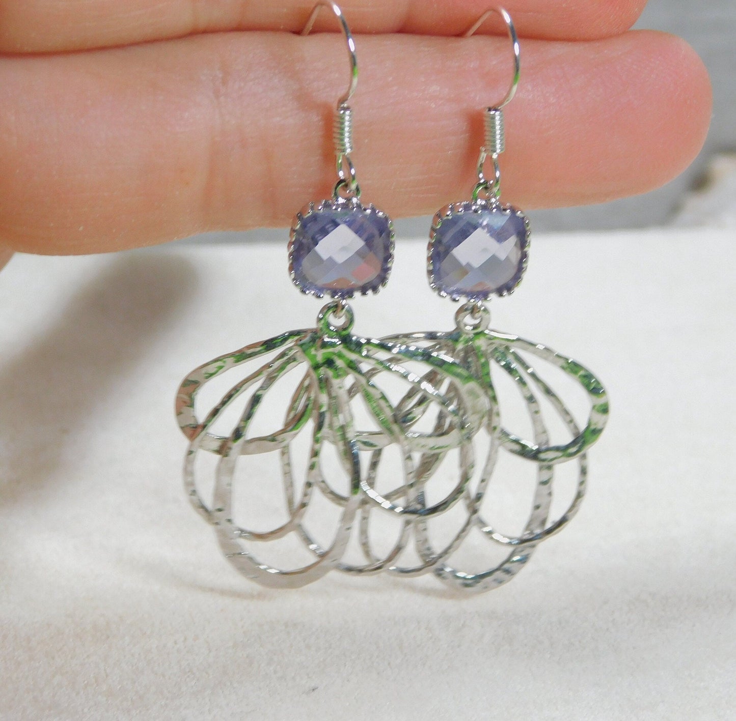 Peacock Feather Earrings 