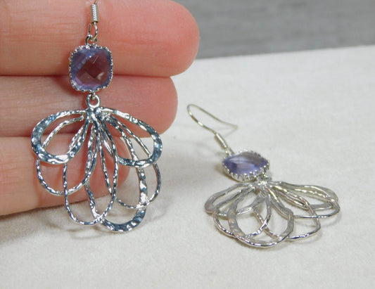 Peacock Feather Earrings - Victoria's Treasure Chests